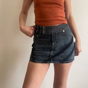 Parasuco Denim Mini Skirt
